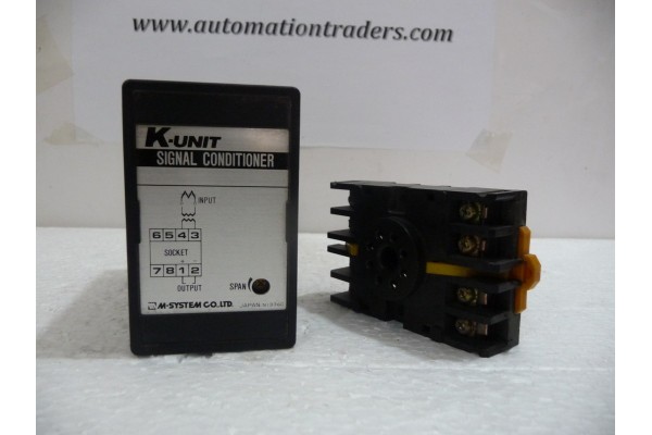 K-Unit Signal Conditioner, KCNE-55, M-System, Japan  (14 Days Warrenty on Entire Stock)